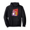 Sweat à capuche Licorne noir homme/femme - miniature