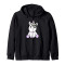 Sweat à capuche Licorne rouge homme/femme - miniature