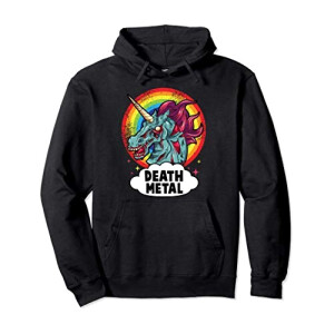 Sweat à capuche Licorne bleu homme/femme