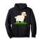 Sweat à capuche Mouton noir homme/femme - miniature