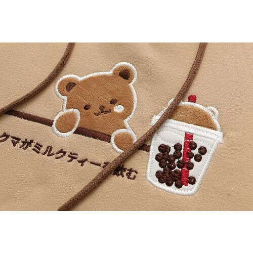 Sweat à capuche Ours marron femme variant 2 