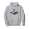 Sweat à capuche Phoque gris homme/femme - miniature