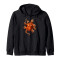 Sweat à capuche Pieuvre noir homme/femme - miniature