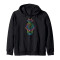 Sweat à capuche Cigale noir homme/femme - miniature