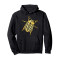 Sweat à capuche Scarabée noir homme/femme - miniature