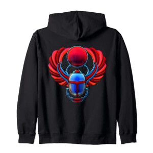 Sweat à capuche Scarabée noir homme/femme