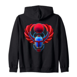 Sweat à capuche Scarabée noir homme/femme