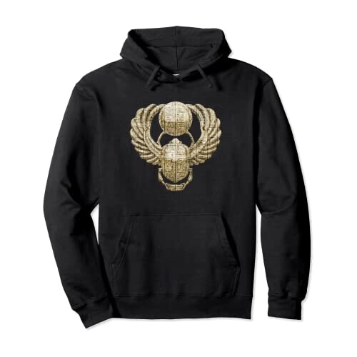 Sweat à capuche Scarabée noir homme/femme