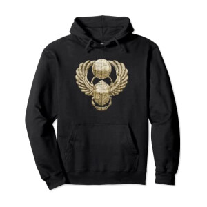 Sweat à capuche Scarabée noir homme/femme