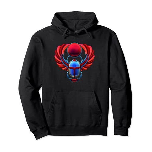 Sweat à capuche Scarabée noir homme/femme
