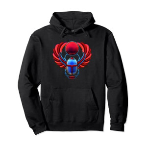 Sweat à capuche Scarabée noir homme/femme