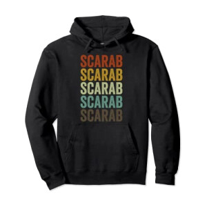 Sweat à capuche Scarabée noir homme/femme