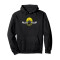 Sweat à capuche Scarabée noir homme/femme - miniature