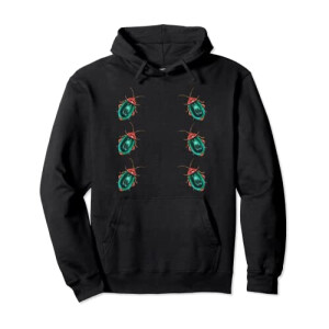 Sweat à capuche Scarabée noir homme/femme