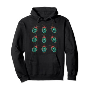 Sweat à capuche Scarabée noir homme/femme