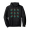 Sweat à capuche Scarabée noir homme/femme - miniature