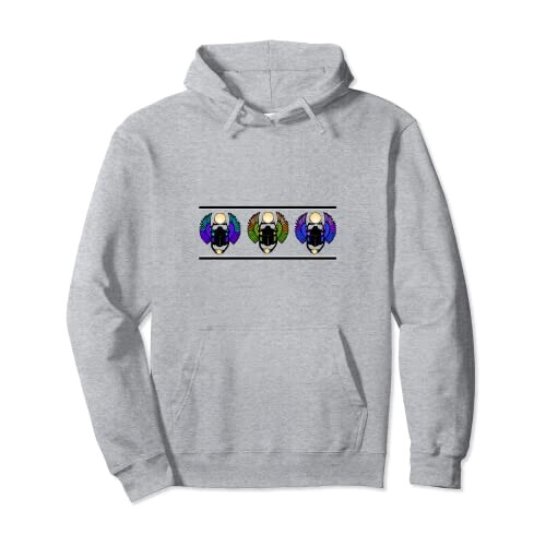 Sweat à capuche Scarabée bleu homme/femme