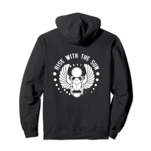 Sweat à capuche Scarabée noir homme/femme