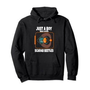 Sweat à capuche Scarabée noir homme/femme