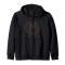 Sweat à capuche Scarabée noir homme/femme - miniature