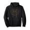 Sweat à capuche Scarabée noir homme/femme - miniature