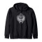 Sweat à capuche Scarabée noir homme/femme - miniature