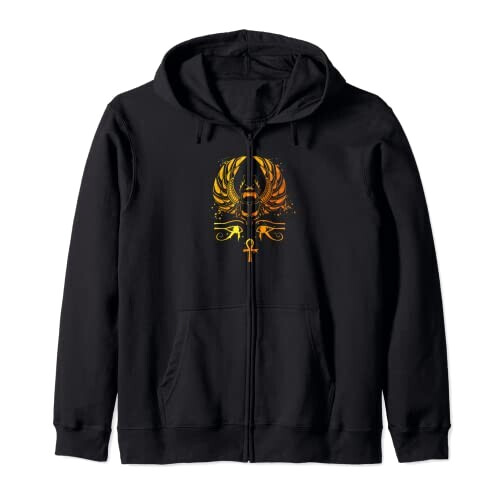 Sweat à capuche Scarabée noir homme/femme