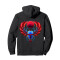 Sweat à capuche Scarabée noir homme/femme - miniature