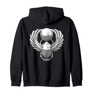 Sweat à capuche Scarabée noir homme/femme