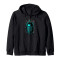 Sweat à capuche Scarabée noir homme/femme - miniature