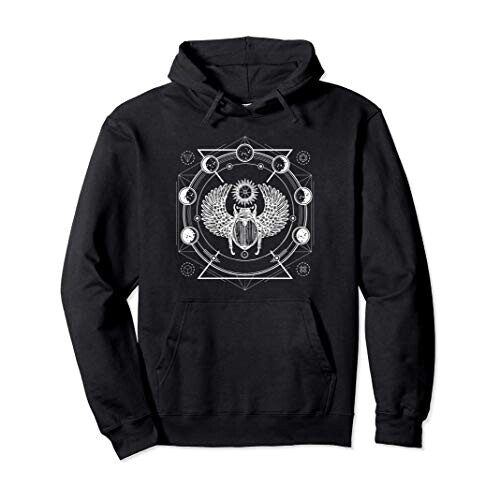 Sweat à capuche Scarabée noir homme/femme
