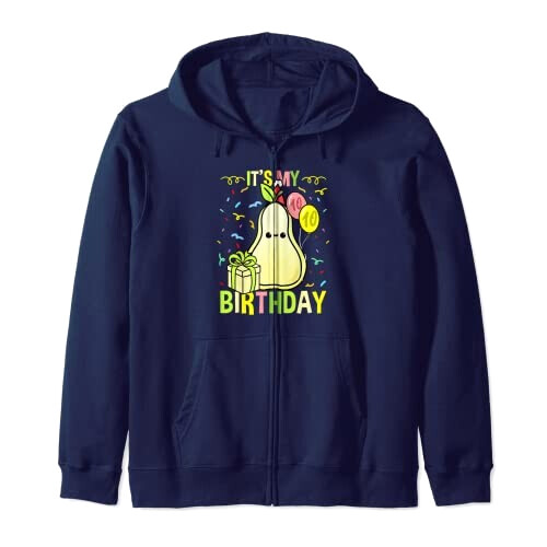 Sweat à capuche Poire bleu homme/femme