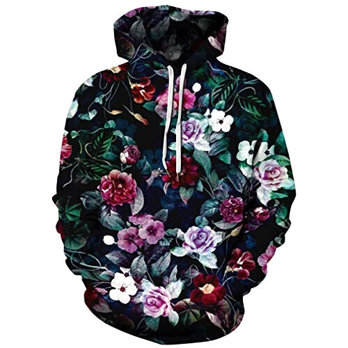 Sweat à capuche Fleur homme