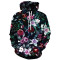 Sweat à capuche Fleur homme - miniature