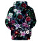 Sweat à capuche Fleur homme - miniature variant 1
