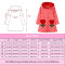 Sweat à capuche Rose - Fleur - pois & fille/garçon - miniature variant 6