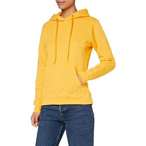 Sweat à capuche jaune - jaune (sunflower jaune) femme