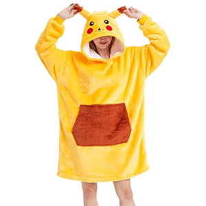 Sweat à capuche jaune a- homme/femme