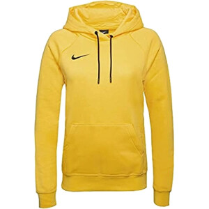 Sweat à capuche jaune tour / noir / noir femme