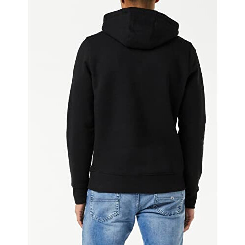 Sweat à capuche noir jet noir homme variant 2 