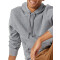 Sweat à capuche gris clair chiné homme - miniature variant 2