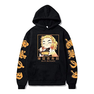 Sweat à capuche Demon Slayer noir homme/femme