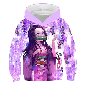 Sweat à capuche Nezuko - Demon Slayer - ya fille/garçon