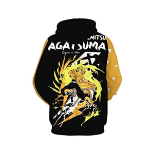 Sweat à capuche Zenitsu, Kimetsu no Yaiba - Demon Slayer - homme/femme