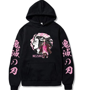 Sweat à capuche Nezuko - Demon Slayer - noir homme/femme