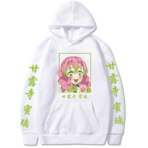 Sweat à capuche Kimetsu no Yaiba - Demon Slayer - blanc homme/femme